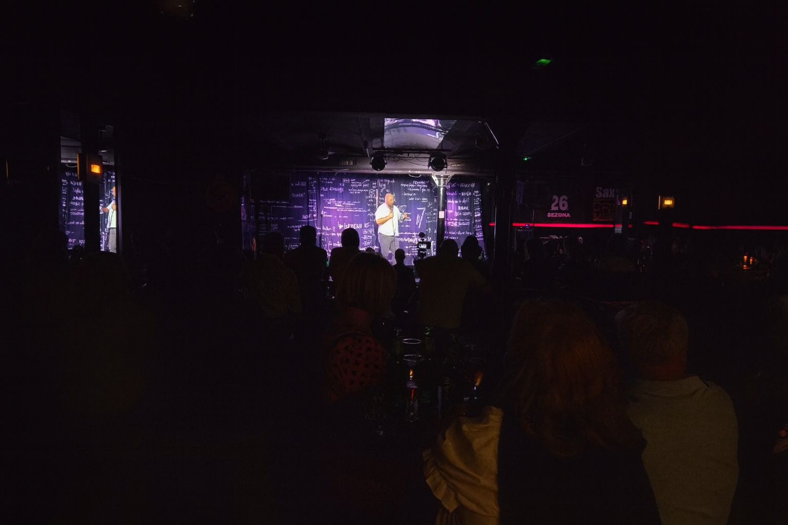 Sax! corporate gig english standup